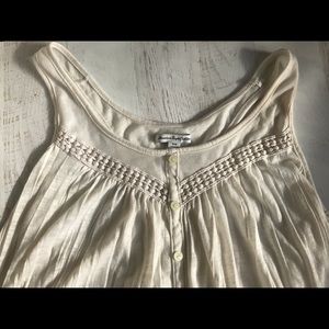 American Eagle Outfitters Tops - American Eagle lace racerback tank top md American Eagle Outfitters Tops - American Eagle lace racerback tank top md